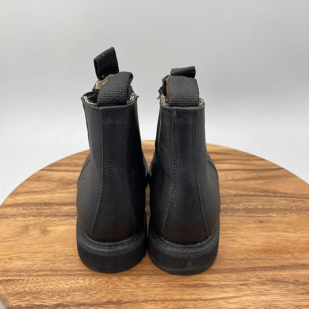 Boulet Boots Womans Size 8 C Black Leather Made in Canada Casual Comfort